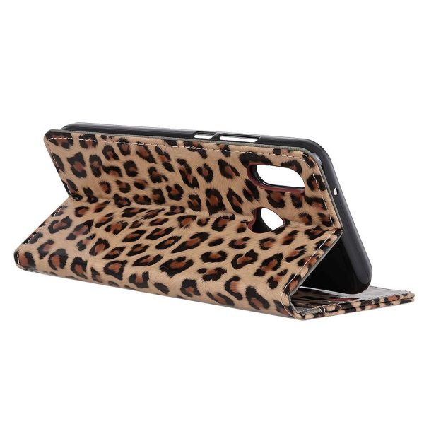 Motorola Moto E6 Plus Leopard Cover m. Pung Brun Online now