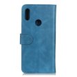 Motorola Moto E6 Plus Læder Cover m. Pung - Blå Online Sale