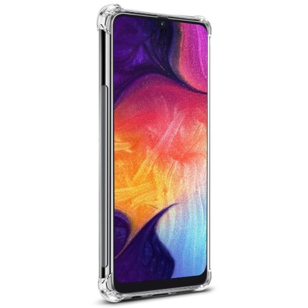 Samsung Galaxy A30s   A50 IMAK Fleksibel Plastik Cover m. Beskyttelsesfilm - Gennemsigtig For Discount