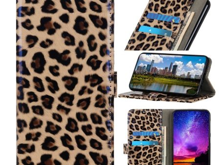 Motorola Moto E6 Plus Leopard Cover m. Pung Brun Online now