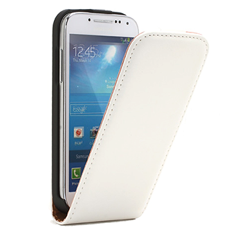 Samsung Galaxy S4 Mini Læder Flip Etui V2 Hvid   Brun on Sale