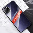 iPhone 11 Pro Cover m. Glasbagside - Be Yourself - Lilla Sale