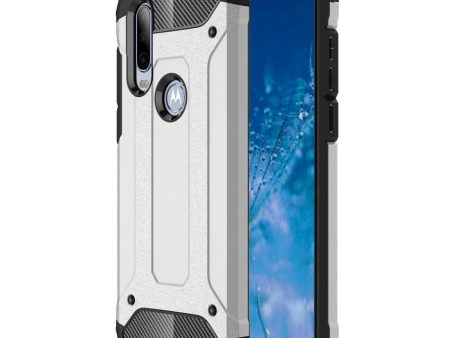 Motorola One Action Armor Guard Håndværkercover - Sølv Online Hot Sale