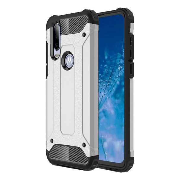 Motorola One Action Armor Guard Håndværkercover - Sølv Online Hot Sale