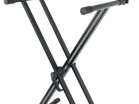 Rockville RKS42X X-Stand 2-Tier Keyboard or DJ Stand Fits Moog ONE 16-Voice Supply