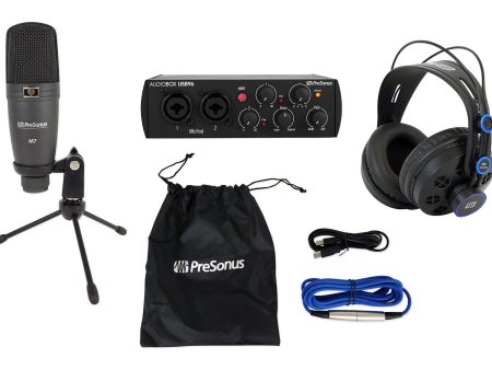 Presonus Audiobox 96 Studio Black USB Interface+Headphones+Mic 25th Anniversary Online