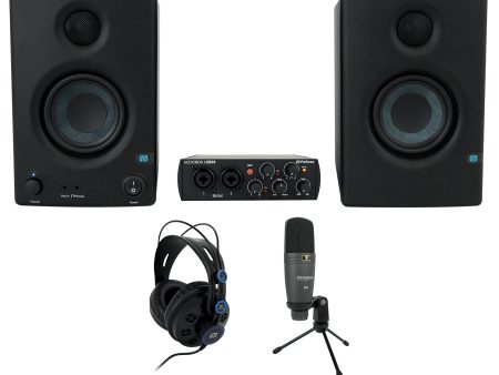 Presonus AudioBox 96 Studio Ultimate Black Interface+Headphones+Mic+Monitors on Sale