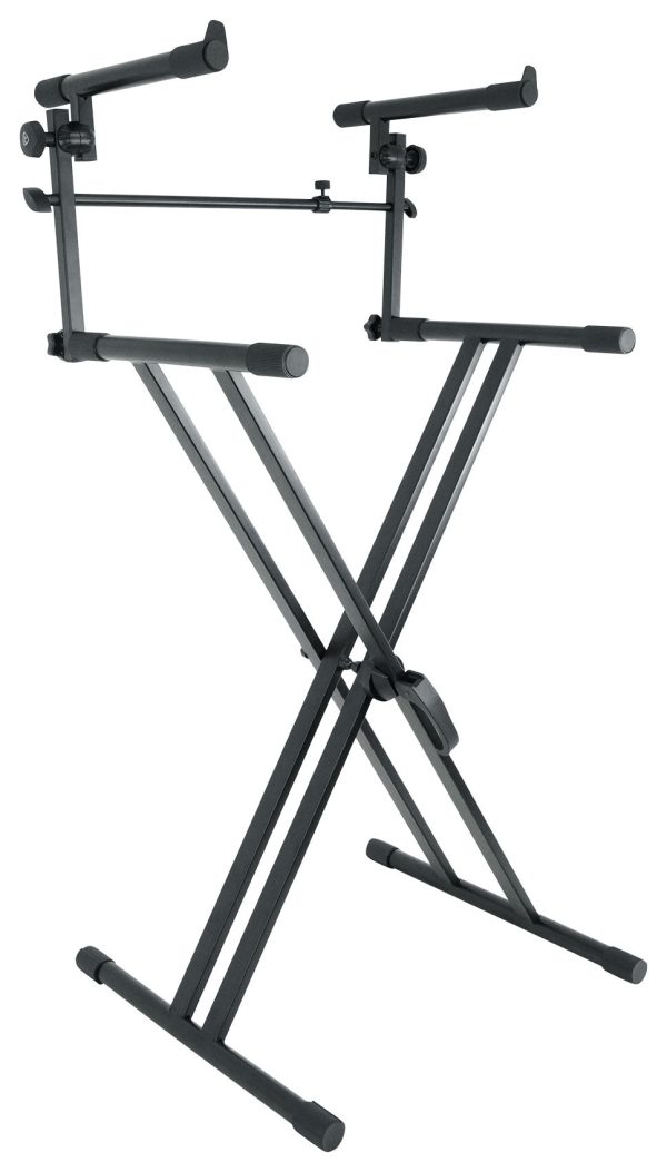 Rockville RKS42X X-Stand 2-Tier Keyboard or DJ Stand Fits M-Audio Keystation 88 For Cheap