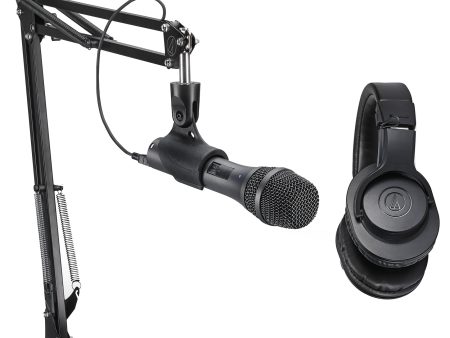 Audio Technica AT2005USBPK Studio Recording Kit-USB Microphone+Headphones+Boom Cheap