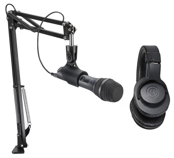 Audio Technica AT2005USBPK Studio Recording Kit-USB Microphone+Headphones+Boom Cheap