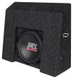 MTX Loaded 10  Subwoofer Sub For 2007-16 Chevrolet Silverado GMC Sierra Crew Cab Online now