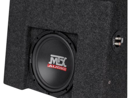 MTX Loaded 10  Subwoofer Sub For 2007-16 Chevrolet Silverado GMC Sierra Crew Cab Online now