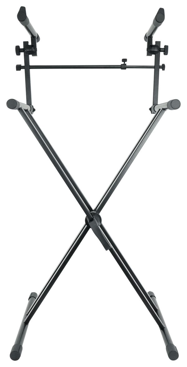 Rockville RKS42X X-Stand 2-Tier Keyboard or DJ Stand Fits Moog 953 Duophonic Online now