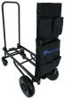 Rockville Rock Cart Pro DJ Equipment Transport Roller Car+5 Pocket Accessory Bag Online