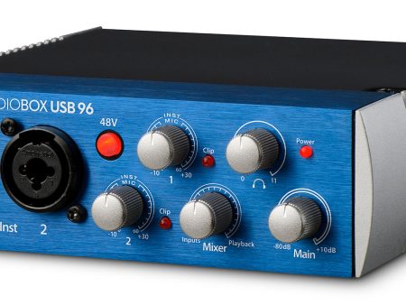 PRESONUS AUDIOBOX USB 96 2x2 Bus-powered Audio 2.0 Recording MIDI Interface Fashion