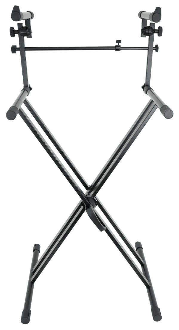 Rockville RKS42X X-Stand 2-Tier Keyboard or DJ Stand Fits M-Audio Oxygen 61 Discount