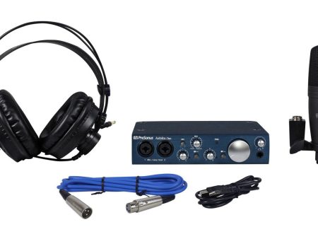 Presonus Audiobox iTwo Studio Bundle USB 2x2 Recording Interface+Mic+Headphones Discount