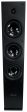 (1) Rockville RockTower 68B Black Home Audio Tower Speakers Passive 8 Ohm Discount