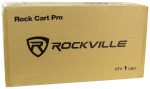 Rockville Rock Cart Pro DJ Equipment Transport Roller Car+5 Pocket Accessory Bag Online