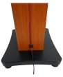 (2) Rockville SS28C Classic Wood Grain 28  Speaker Stands Fits Pioneer DM-50D-BT Online Hot Sale