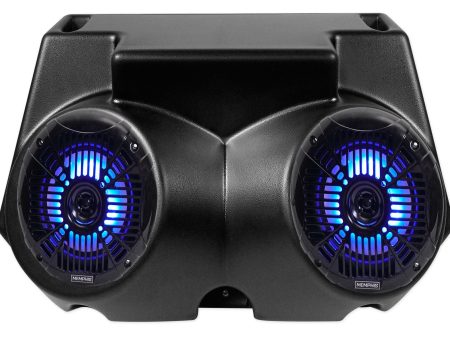 (2) Memphis Audio 6.5  Overhead LED Speakers+Remote For Polaris RZR ATV UTV Cart Hot on Sale