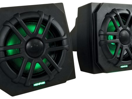 Pair Memphis Audio RNGR65FE 75w Speaker Pods For 2013-17 Polaris Ranger XP900 Discount