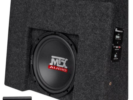 MTX Powered 10  Subwoofer Sub For 2007-2016 Chevrolet Silverado GMC Sierra Crew on Sale