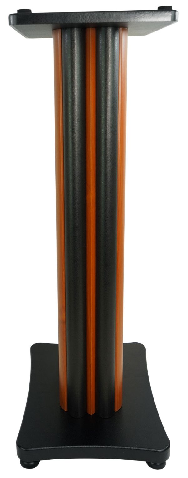 (2) Rockville SS28C Classic Wood Grain 28  Speaker Stands Fits Mackie CR5-X Online Sale