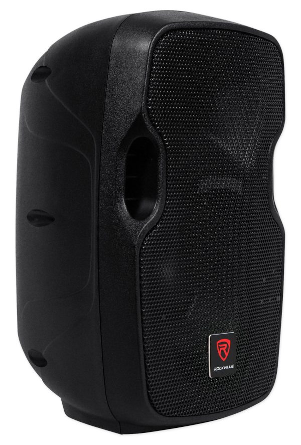 Rockville BPA8 8 inch Professional Powered Active 300w DJ PA Speaker w Bluetooth Fashion