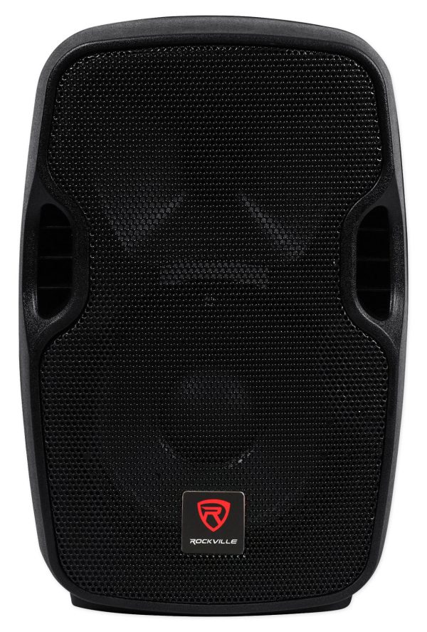 Rockville BPA8 8 inch Professional Powered Active 300w DJ PA Speaker w Bluetooth Fashion