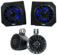 2 Memphis RNGR65FE Speakers+Pods+Tower Speakers For 2013-17 Polaris Ranger XP900 For Discount