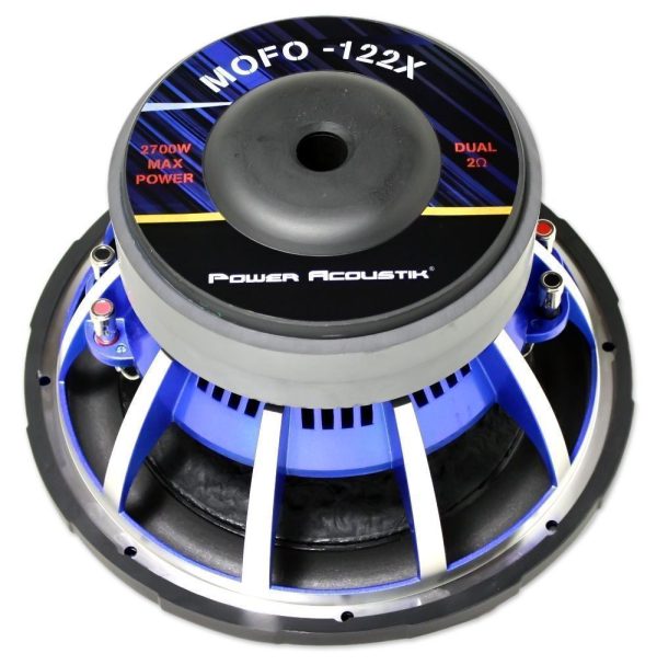 Power Acoustik MOFO-122X 12  2700w Car Audio Subwoofer+Vented Sub Box Enclosure Online Hot Sale