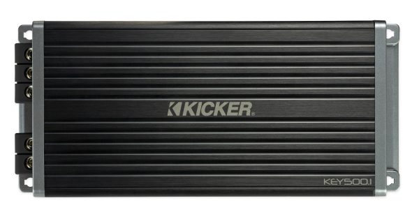 KICKER KEY5001 500w Mono Amplifier w Bass Revealer Processor Smart Amp 47KEY5001 For Discount