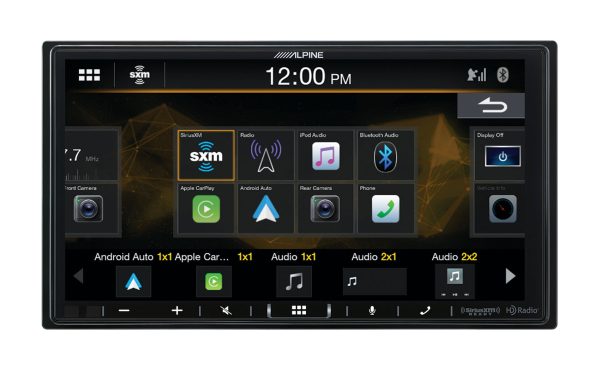 ALPINE i407-WRA-JL Carplay Receiver+OEM Amp Harness For 2018-Up Jeep Wrangler JL For Sale