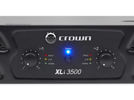 Crown Pro XLi3500 2700w 2 Channel PA Power Amplifier Professional Amp XLI 3500 For Discount