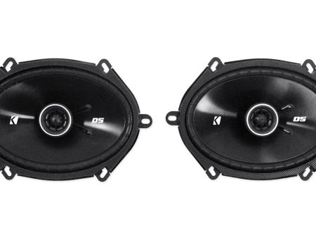 Pair Kicker 43DSC6804 DSC680 6x8 200 Watt 2-Way Car Stereo Speakers 4-Ohm DS680 Fashion