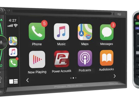 Power Acoustik CPAA-70D 2-Din 7  DVD Carplay Android Bluetooth USB Car Receiver Cheap