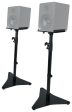 Rockville RVSM5 Pair Studio Monitor Bookshelf Speaker Stands w Adjustable Height Online now