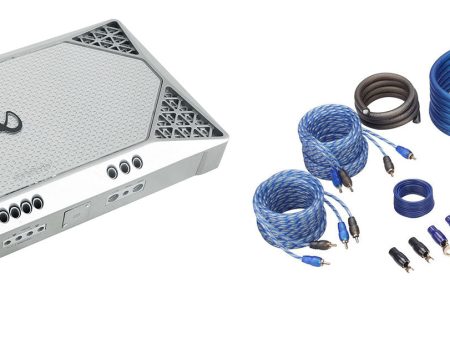 Infinity M704A 400w RMS 4 Channel Marine Amplifier Class D Boat Amp+Wire Kit Online Hot Sale