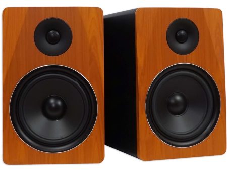 Rockville APM8C 8 Inch 2-Way 500W Active Powered USB Studio Monitor Speakers Pair Sale