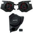 Pair Memphis Audio RZR65FE 75w RMS Speaker Pods+Subwoofer For 2014+ Polaris RZR For Sale