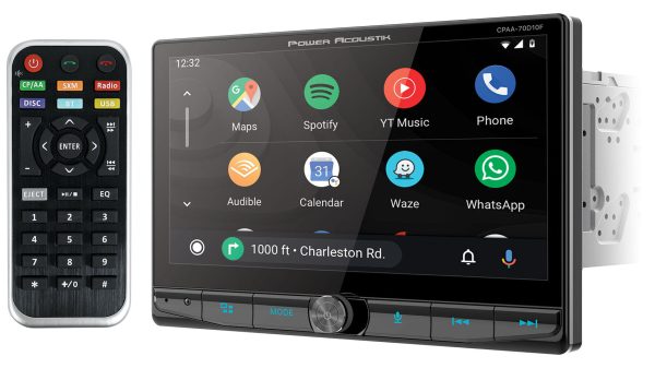 Power Acoustik CPAA-70D10F 10.6  HD Monitor Bluetooth Carplay Android+Backup Cam Online now