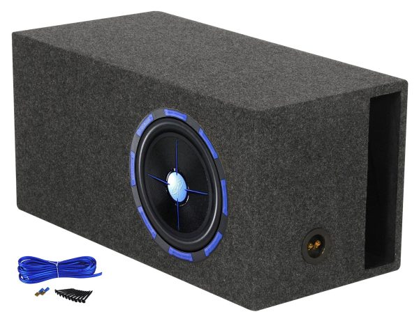 Power Acoustik MOFO-122X 12  2700w Car Audio Subwoofer+Vented Sub Box Enclosure Online Hot Sale