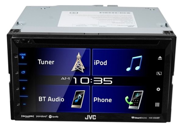 JVC KW-V350BT 6.2  Car DVD Bluetooth Receiver Monitor w iDatalink Maestro Ready For Discount