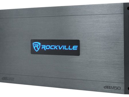 Rockville DBM50 4000 Watt 980w RMS 5 Channel Marine Boat Amplifier Amp+Mic For Cheap