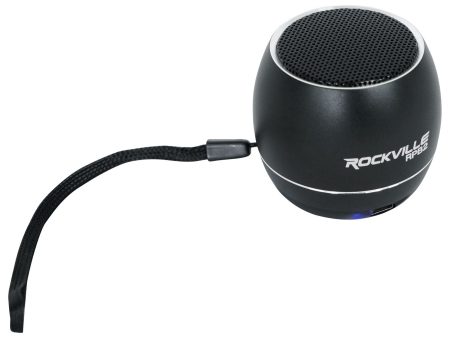 Rockville RPB2-BLACK Handheld Wireless Portable Bluetooth Speaker Great Sound Online now