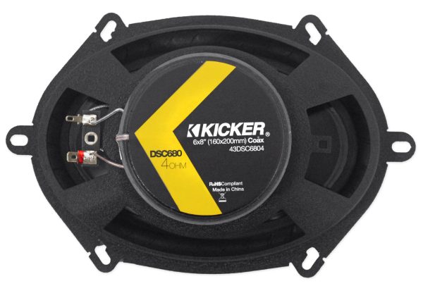 Pair Kicker 43DSC6804 DSC680 6x8 200 Watt 2-Way Car Stereo Speakers 4-Ohm DS680 Fashion