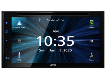 JVC KW-V66BT 6.8  Car CD DVD Player Receiver w Apple Carplay Bluetooth Android Online Sale