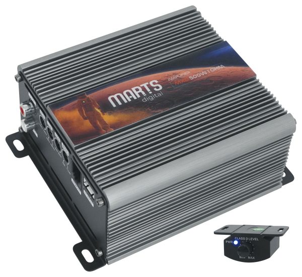 Marts Digital MXD 500 1 OHM 500w RMS Mono Car Amplifier+Bass Remote+Amp Kit For Discount