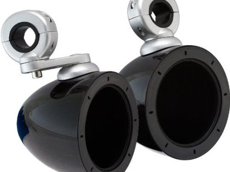 Pair Kicker KMMTES Mini Marine Wakeboard Tower Enclosures for 4-Inch Speakers Cheap